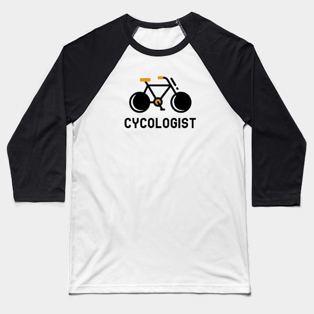 Cycologist Baseball T-Shirt by Jitesh Kundra